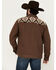 Image #4 - Cody James Men's Goldmine Southwestern Print Yoke Canvas Trucker Jacket, Brown, hi-res