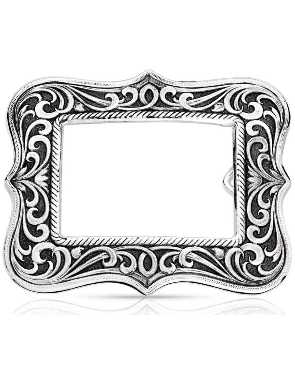 Image #1 - Montana Silversmiths Classic Montana Storyteller Buckle, Silver, hi-res