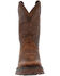 Image #4 - Durango Little Boys' Rebel Western Boots - Broad Square Toe, Brown, hi-res