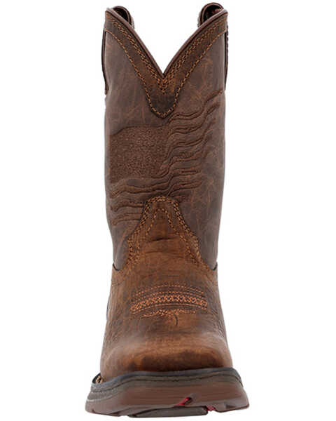Image #4 - Durango Little Boys' Rebel Western Boots - Broad Square Toe , Brown, hi-res