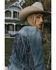 Image #1 - Idyllwind Women's Magnolia Embossed Trucker Jacket, Medium Wash, hi-res