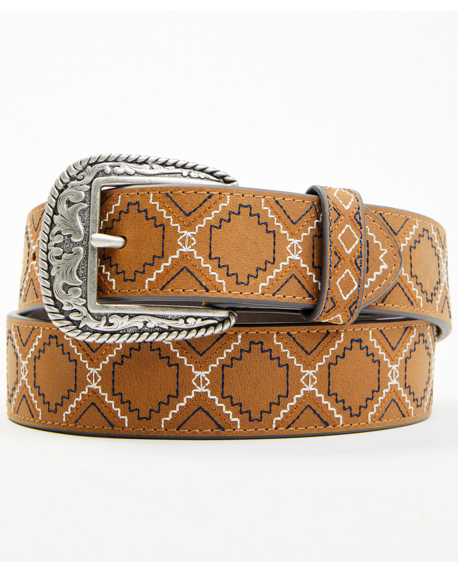 RANK 45 Men s Emmett Southwestern Stitched Leather Belt Sheplers