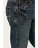 Ariat Men's Rebar M5 Durastretch Dark Wash Low Rise Straight Jeans , Denim, hi-res
