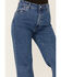 Image #2 - Rolla's Women's Boot Barn Exclusive Ashley Dark Wash High Rise Eastcoast Flare Stretch Denim Jeans, Dark Wash, hi-res