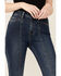Image #2 - Rock & Roll Denim Women's Seamed Bell Bottom Jeans, Blue, hi-res