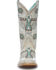 Image #3 - Corral Girls' Embroidered Western Boots - Square Toe, White, hi-res