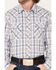 Image #3 - Wrangler 20X Men's Competition Advanced Comfort Small Plaid Print Long Sleeve Snap Shirt , Grey, hi-res