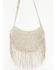 Image #2 - Shyanne Women's Avenly Floral Perforated Suede Hobo Bag, Tan, hi-res