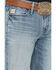 Image #2 - Cinch Men's Light Wash Slim Straight Performance Stretch Denim, Indigo, hi-res