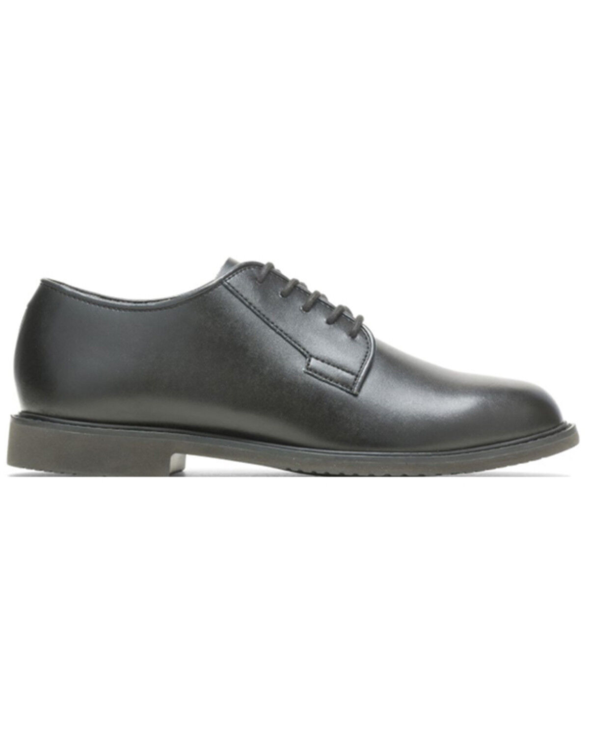 Image #2 - Bates Men's Sentry High Shine Lace-Up Work Oxford Shoes - Round Toe, Black, hi-res