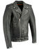 Image #2 - Milwaukee Leather Men's Classic Side Lace Concealed Carry Motorcycle Jacket - Tall, Black, hi-res