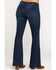 Image #1 - Rock & Roll Cowgirl Women's Dark Wash Low Rise Trouser, , hi-res