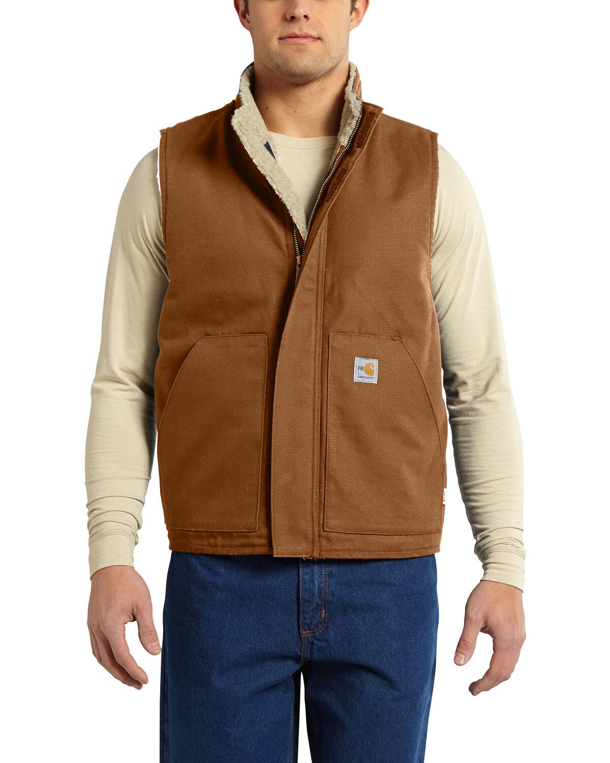 carhartt fr fleece jacket