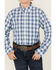 Image #3 - Ariat Boys' Plaid Print Long Sleeve Button-Down Western Shirt , Blue, hi-res