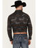 Rock & Roll Denim Women's Southwestern Print Long Sleeve Snap Western Shirt , Brown, hi-res