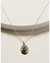 Image #3 - Broken Arrow Jewelry Women's Oval Concho Necklace , Silver, hi-res