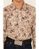 Image #3 - Roper Boys' Bucking Horse Print Long Sleeve Snap Western Shirt, Brown, hi-res