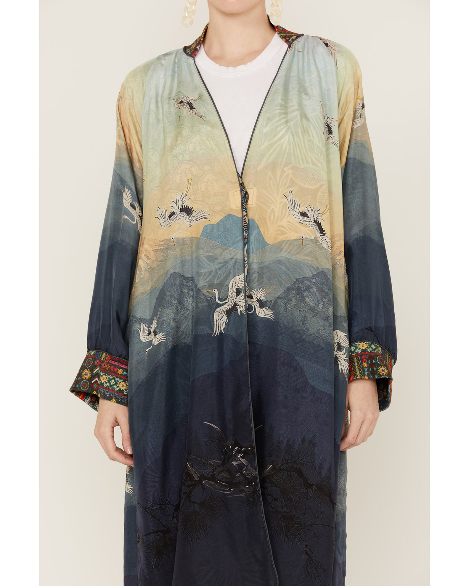 Johnny was silk kimono dress online