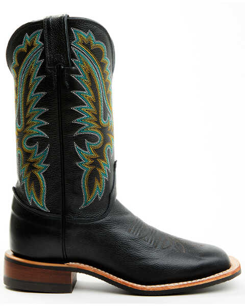 Image #2 - Justin Women's Shay Performance Western Boots - Broad Square Toe , Black, hi-res