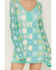 Image #3 - Show Me Your Mumu Women's Floral Print Long Sleeve Mini Coverup Dress, Blue, hi-res