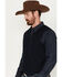 Image #2 - Moonshine Spirit Men's Pinstripe Capone Wool Vest, Navy, hi-res
