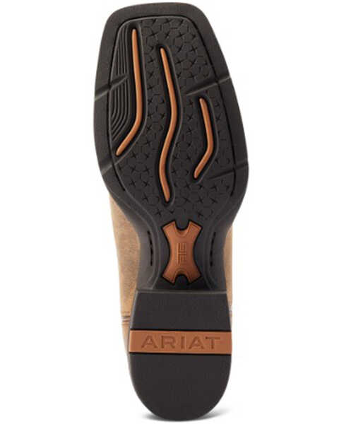 Image #5 - Ariat Women's Round Up Western Performance Boots - Broad Square Toe, Brown, hi-res