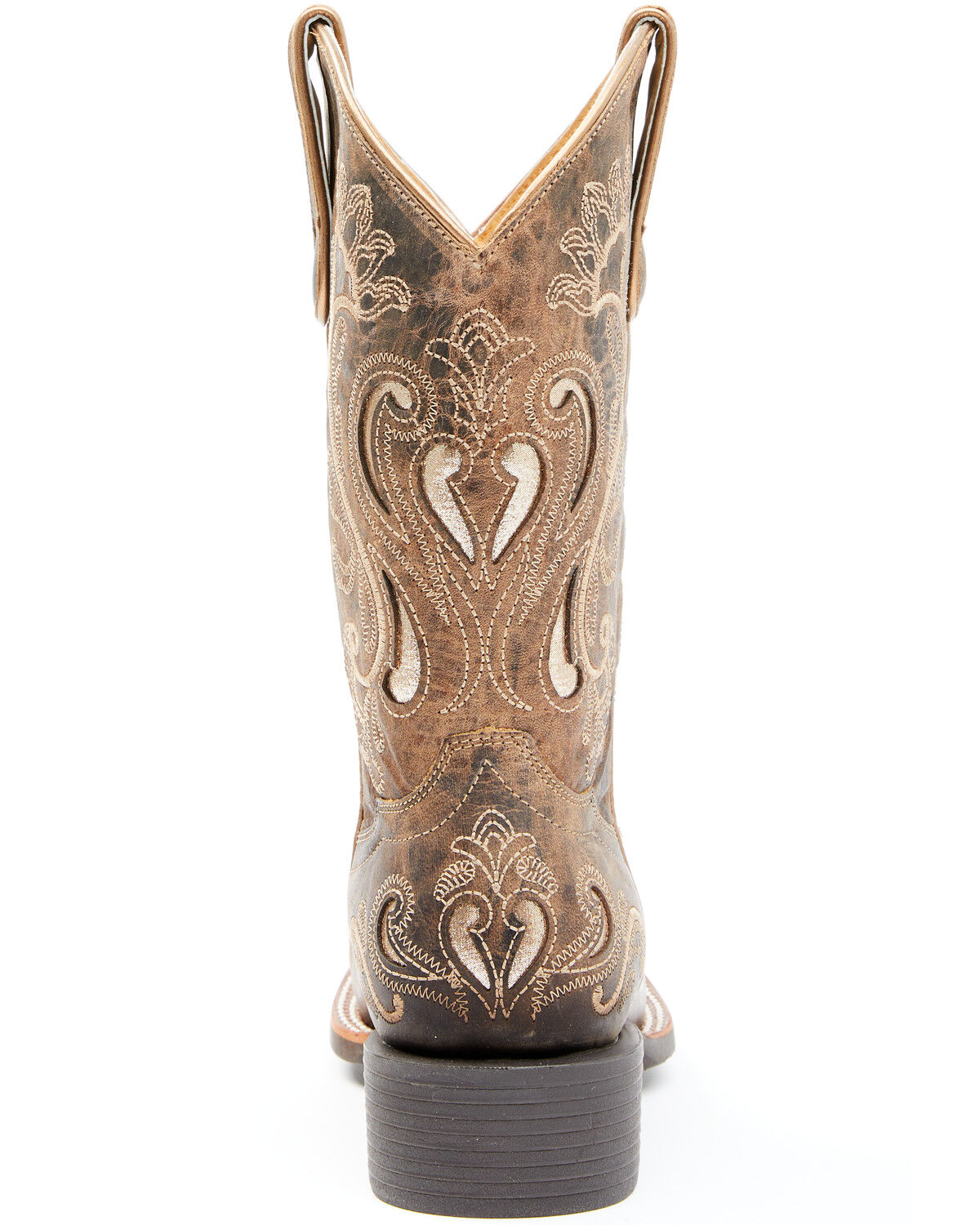 Image #5 - RANK 45® Women's Melody Western Performance Boots - Broad Square Toe, Tan, hi-res