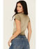 Image #4 - Youth in Revolt Women's Star Rider Baby Graphic Tee, Olive, hi-res