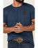 Image #4 - RANK 45® Men's Bull Shield Short Sleeve Graphic T-Shirt, Navy, hi-res