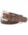 Image #1 - Nocona Men's Floral Embossed Overlay Belt, Tan, hi-res