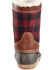 Baffin Women's Jasper Lace-Up Work Boots, Black/red, hi-res