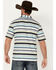 Image #4 - Cinch Men's ARENAFLEX Striped Print Short Sleeve Polo, Multi, hi-res