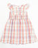 Image #1 - Shyanne Toddler Girls' Plaid Print Ruffle Dress, Lavender, hi-res