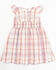 Image #1 - Shyanne Toddler Girls' Plaid Print Ruffle Dress, Lavender, hi-res