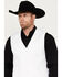Cody James Men's Austin Paisley Vest, White, hi-res