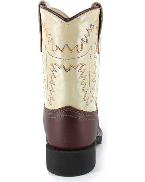 Image #7 - Cody James Toddler Boys' Roper Western Boots - Round Toe, Brown, hi-res
