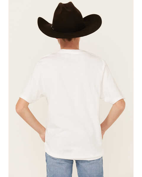 Image #4 - Ariat Boys' Southwestern Logo Short Sleeve Graphic T-Shirt , White, hi-res