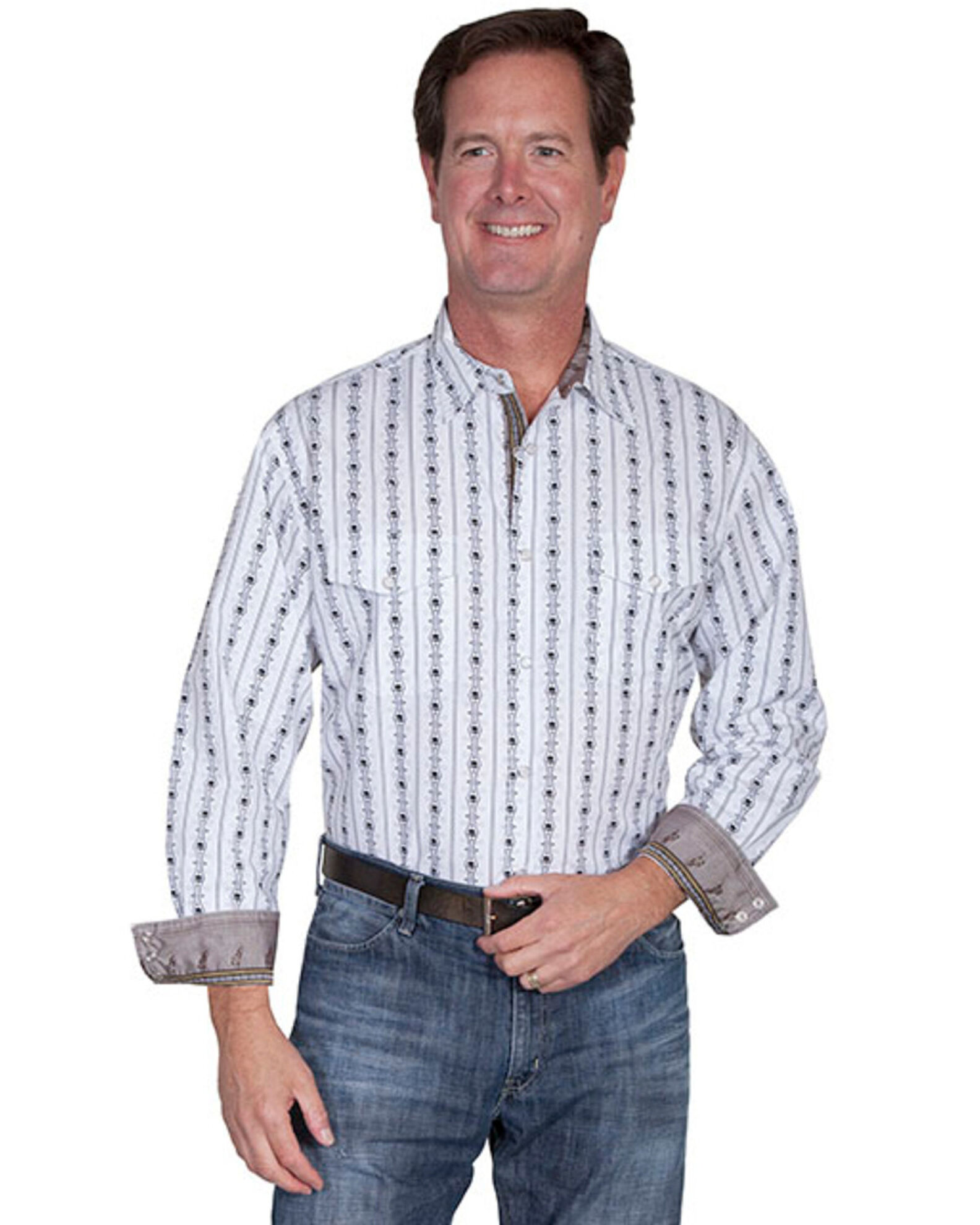 Scully best sale skull shirt