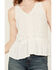 Image #3 - Shyanne Women's Embroidered Tunic Tank Top , Cream, hi-res