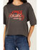 Image #3 - Wrangler Women's Space Cowboy Boxy Cropped Graphic Tee, Dark Grey, hi-res