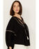 Image #2 - Shyanne Women's Embroidered Peasant Top, Black, hi-res