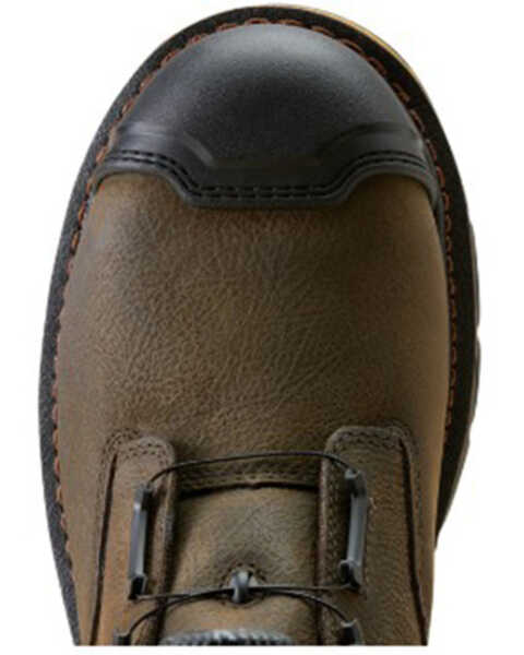 Image #4 - Ariat Men's 8" Stump Jumper BOA Waterproof Work Boots - Composite Toe , Brown, hi-res