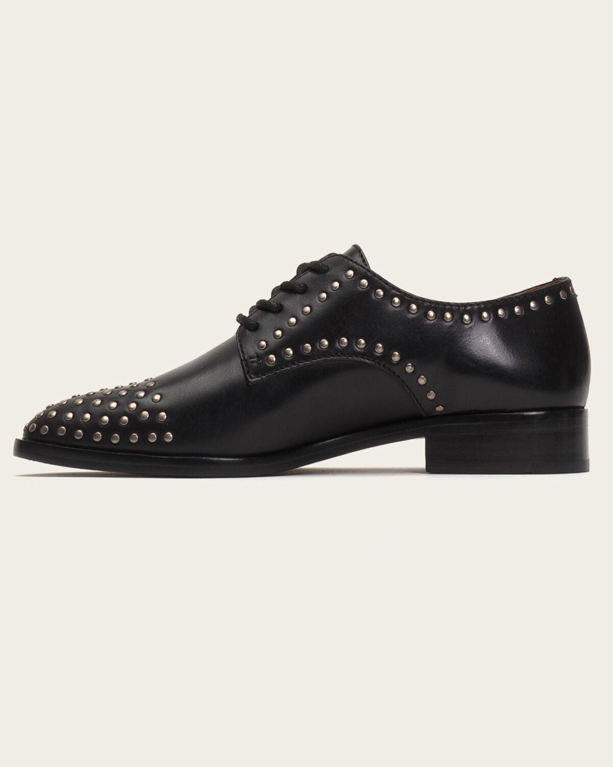 Frye Women's Black Erica Stud Oxford 