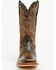 Image #4 - Tanner Mark Men's Hand Tooled Western Boots - Broad Square Toe, Brown, hi-res