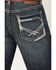 Image #4 - Cody James Men's Cayanne Wash Duke Relaxed Bootcut Stretch Denim Jeans, Dark Wash, hi-res