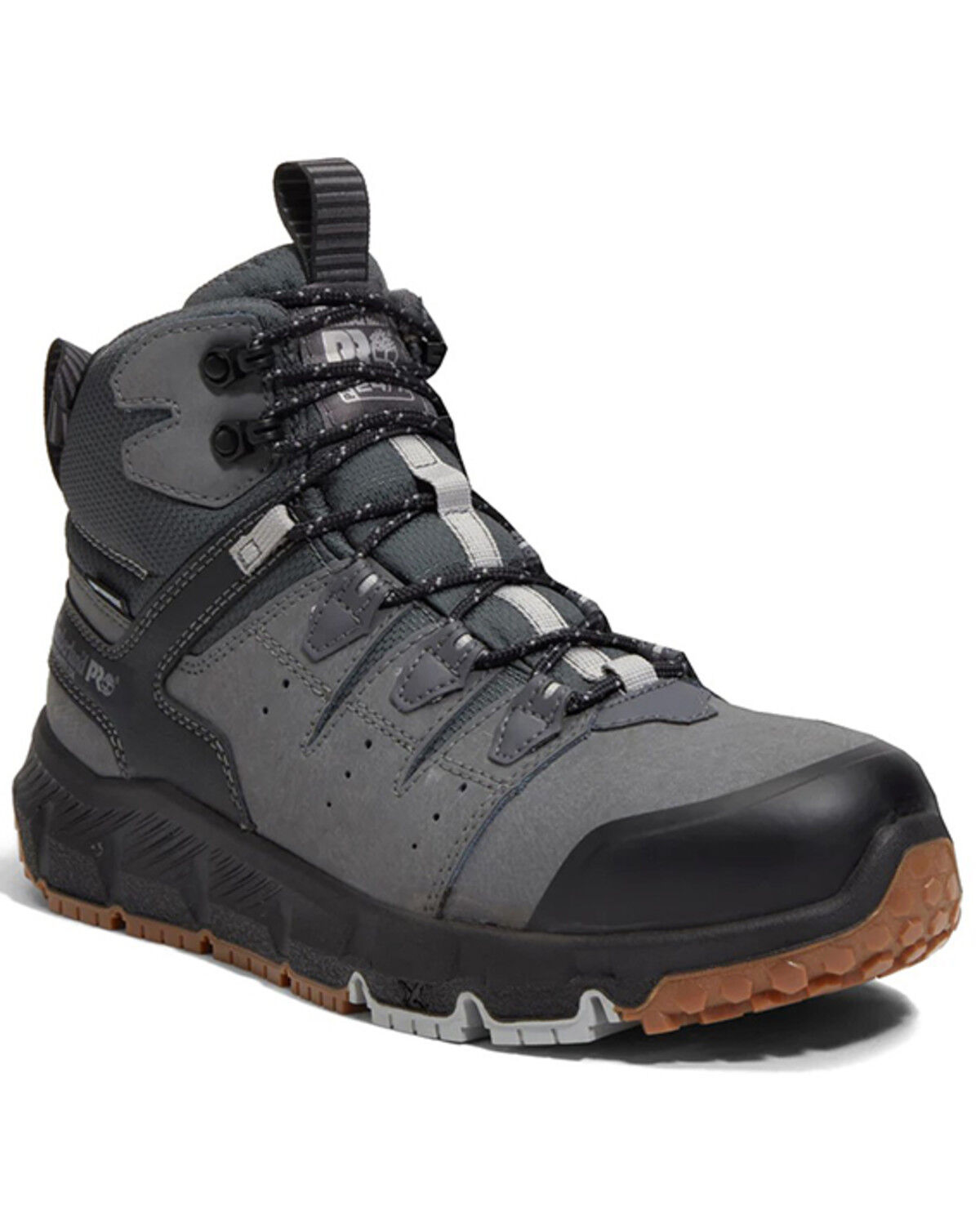 Image #1 - Timberland PRO Men's Tempe 6" Waterproof Work Boots - Alloy Toe, Medium Grey, hi-res