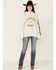 Image #4 - Paramount Network's Yellowstone Women's Gray 1/4 Zip Horse Graphic Pullover Sweatshirt, Heather Grey, hi-res