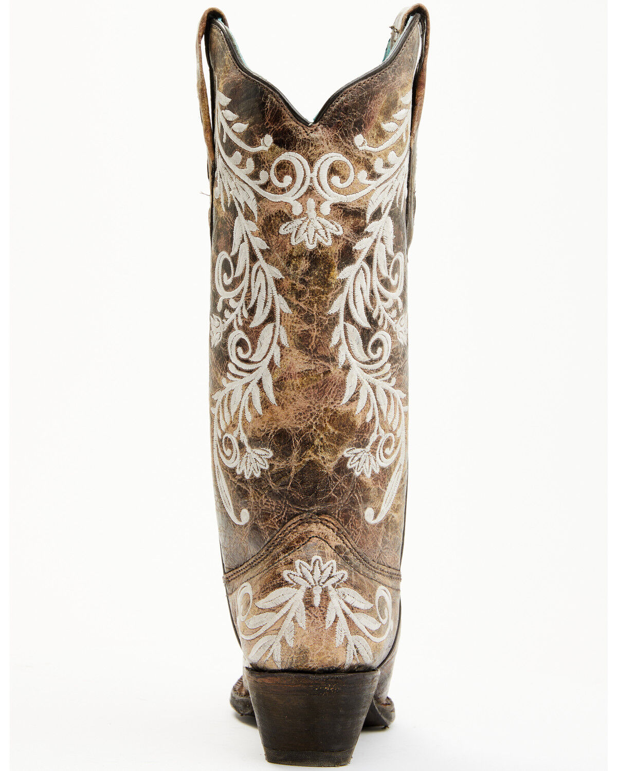Image #6 - Corral Women's Blacklight Embroidered Western Boots - Snip Toe, Brown, hi-res