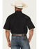 Image #4 - Cinch Men's Solid Short Sleeve Button-Down Performance Western Shirt, Black, hi-res