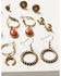 Image #3 - Shyanne Women's Golden Hour Crescent 7-Piece Earrings Set, Gold, hi-res